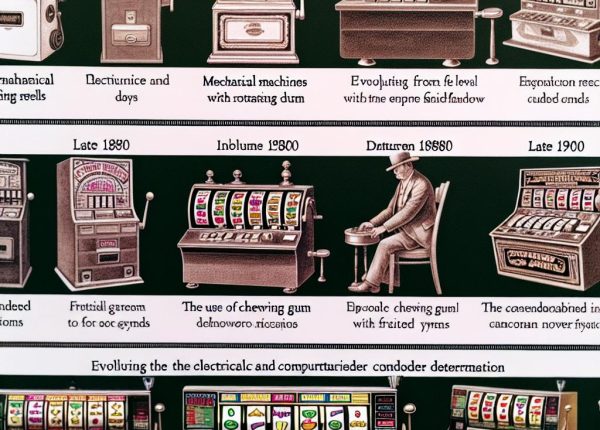 The evolution of slot machine technology.