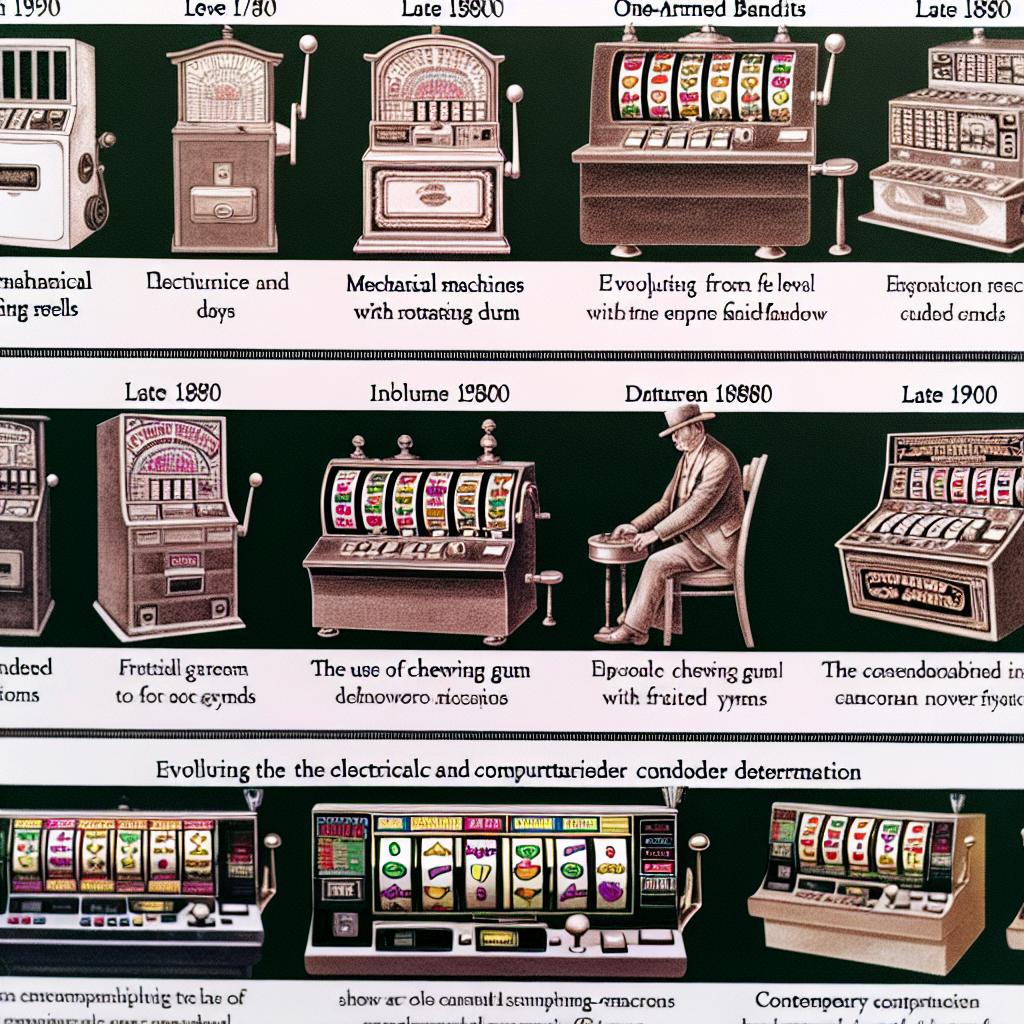 The evolution of slot machine technology.