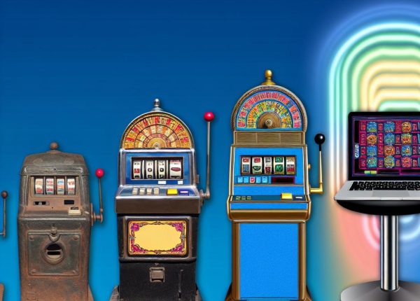 The history of slot machines.