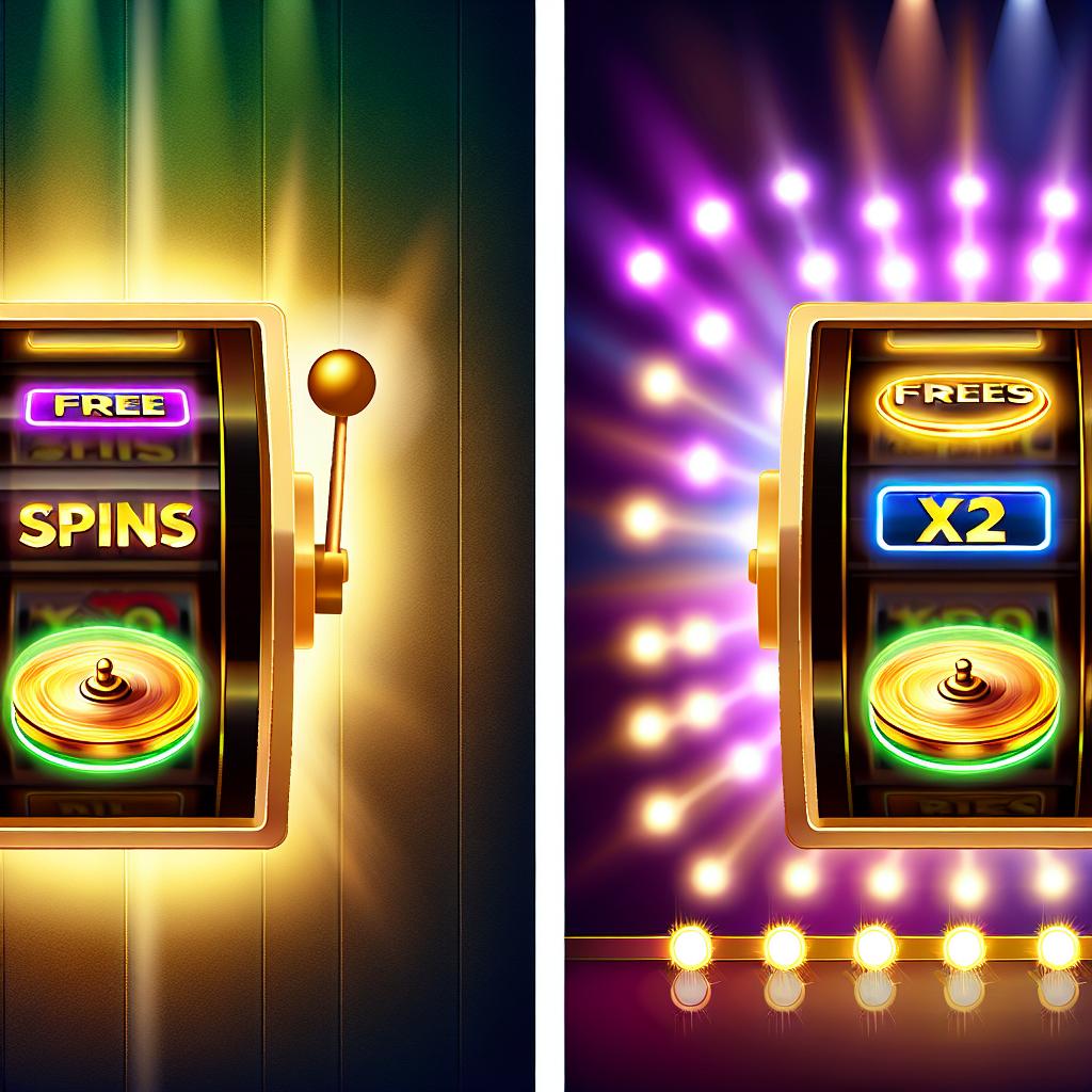 The difference between free spins and multipliers.